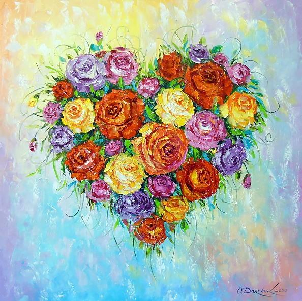 Olha Darchuk - My heart blooms when you are near an