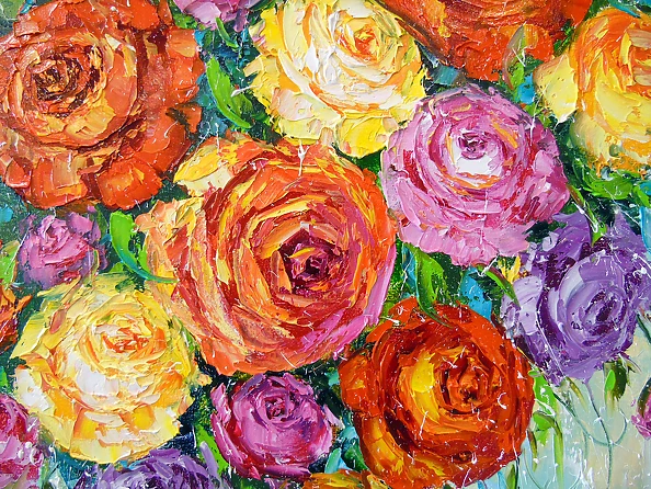 Olha Darchuk - My heart blooms when you are near an