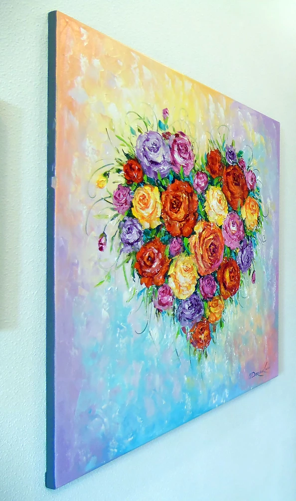 Olha Darchuk - My heart blooms when you are near an