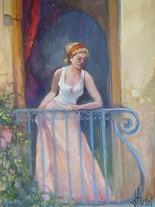Józef Łącki - ON THE BALCONY