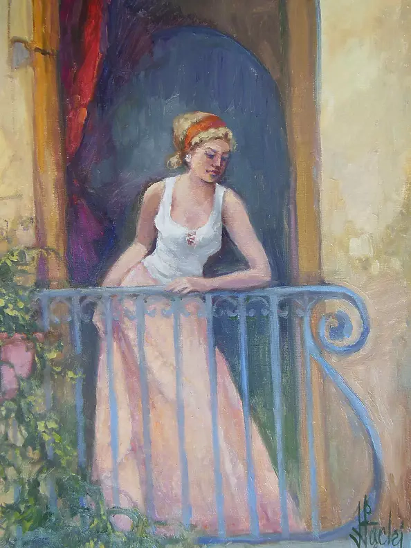 Józef Łącki - ON THE BALCONY