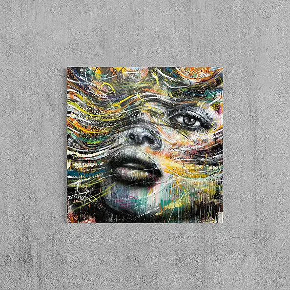 Szymon Hołubowski, , Acrylic painting, Mixed media - canvas, 150 x 150