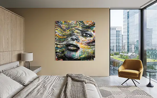Szymon Hołubowski, , Acrylic painting, Mixed media - canvas, 150 x 150