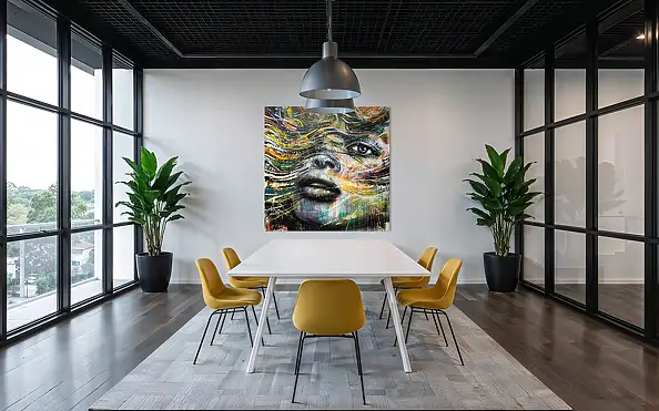Szymon Hołubowski, , Acrylic painting, Mixed media - canvas, 150 x 150