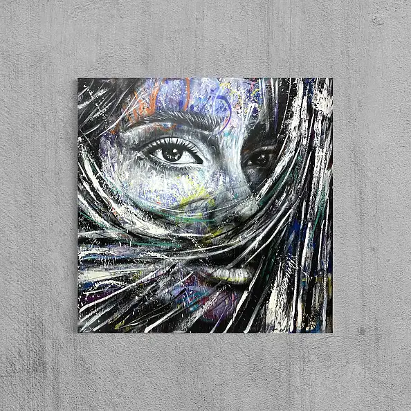 Szymon Hołubowski, , Acrylic painting, Mixed media - , 150 x 150