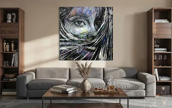 Szymon Hołubowski, , Acrylic painting, Mixed media - , 150 x 150
