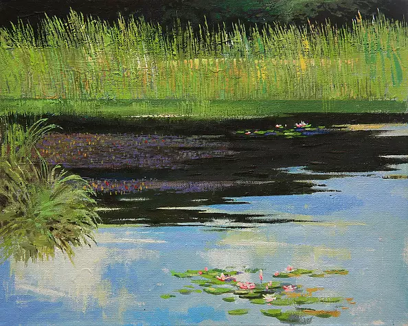 Jerzy Martynów - NENUFARY POD MELSZTYNEM