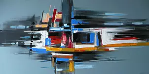 Dorota Łaz - BLUE ABSTRACTION