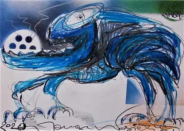 Janusz Wosiek - NIEBIESKI SMOK POŻERA UKŁAD PLANETARNY