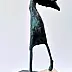 Anna Pazdalska - NIKE - bronze patinated on a stone base