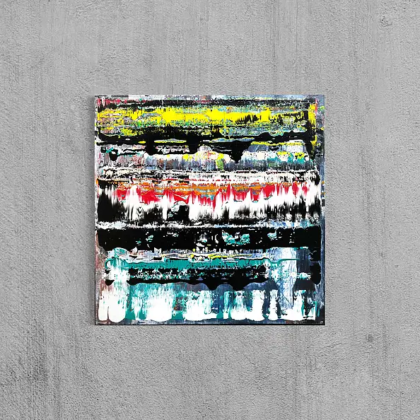 Szymon Hołubowski, , Acrylic painting, Mixed media - canvas, 100 x 100