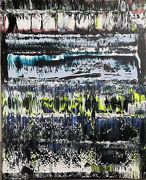 Szymon Hołubowski, , Acrylic painting, Mixed media - canvas, 85 x 105