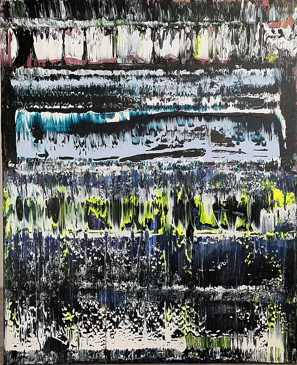 Szymon Hołubowski, , Acrylic painting, Mixed media - canvas, 85 x 105