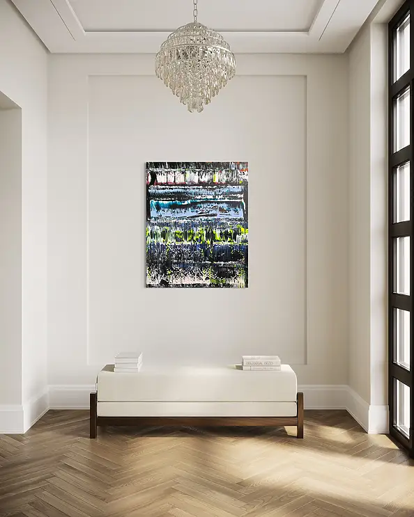 Szymon Hołubowski, , Acrylic painting, Mixed media - canvas, 85 x 105