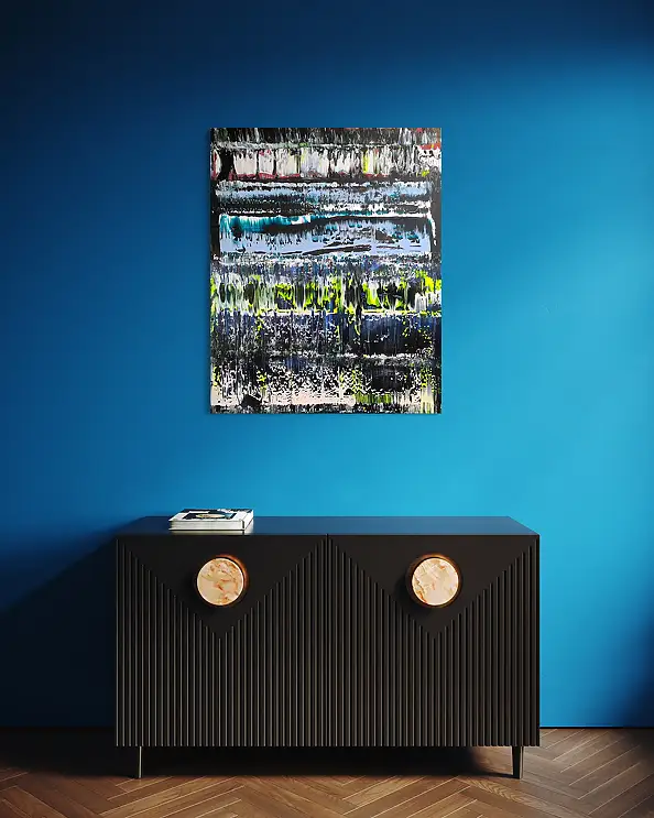 Szymon Hołubowski, , Acrylic painting, Mixed media - canvas, 85 x 105