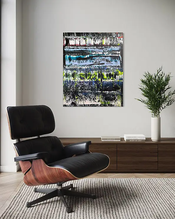 Szymon Hołubowski, , Acrylic painting, Mixed media - canvas, 85 x 105