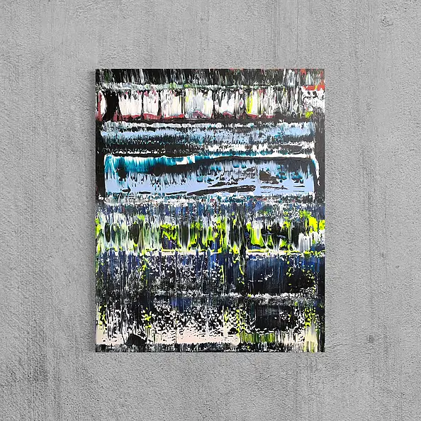 Szymon Hołubowski, , Acrylic painting, Mixed media - canvas, 85 x 105