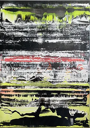 Szymon Hołubowski, , Acrylic painting, Mixed media - canvas, 100 x 140