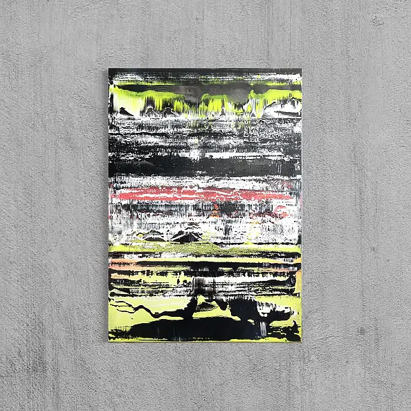 Szymon Hołubowski, , Acrylic painting, Mixed media - canvas, 100 x 140