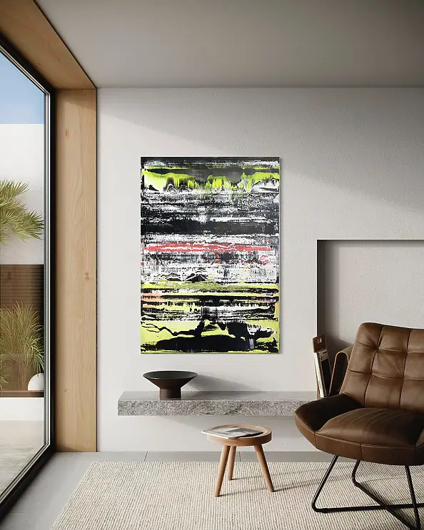 Szymon Hołubowski, , Acrylic painting, Mixed media - canvas, 100 x 140
