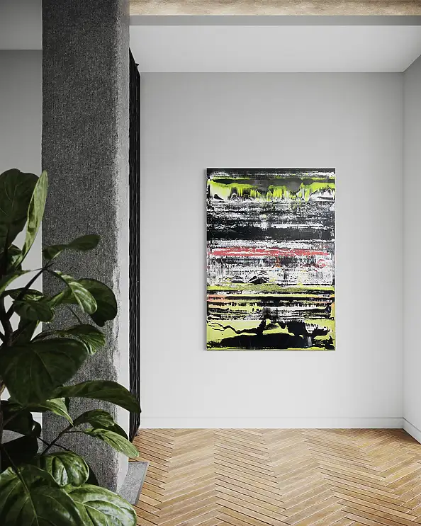 Szymon Hołubowski, , Acrylic painting, Mixed media - canvas, 100 x 140