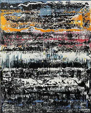 Szymon Hołubowski, , Acrylic painting, Mixed media - canvas, 105 x 85