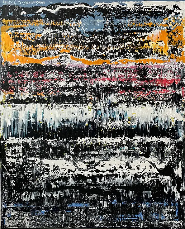 Szymon Hołubowski, , Acrylic painting, Mixed media - canvas, 105 x 85