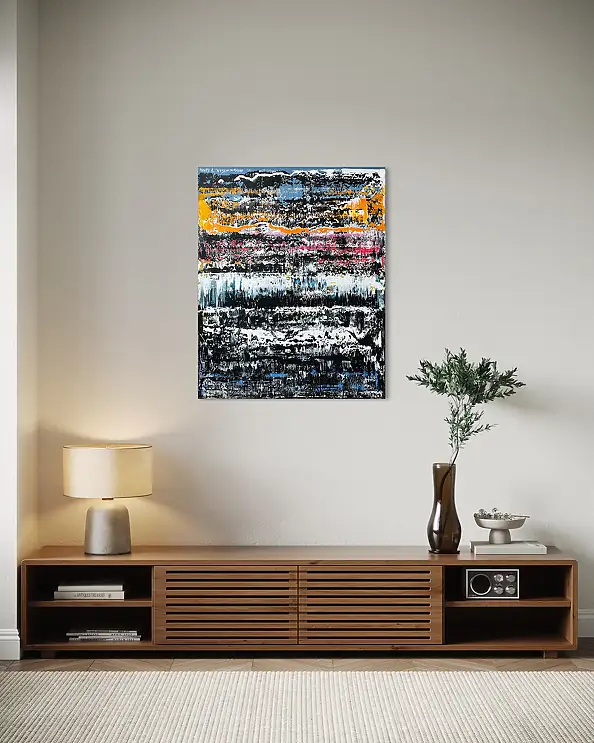 Szymon Hołubowski, , Acrylic painting, Mixed media - canvas, 105 x 85