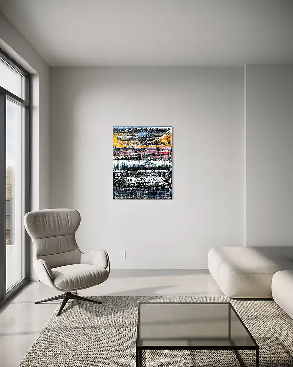 Szymon Hołubowski, , Acrylic painting, Mixed media - canvas, 105 x 85