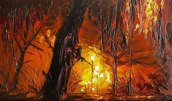 Dorota Łaz - NIGHT IN THE PARK