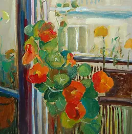 Małgorzata Oborska - On the balcony