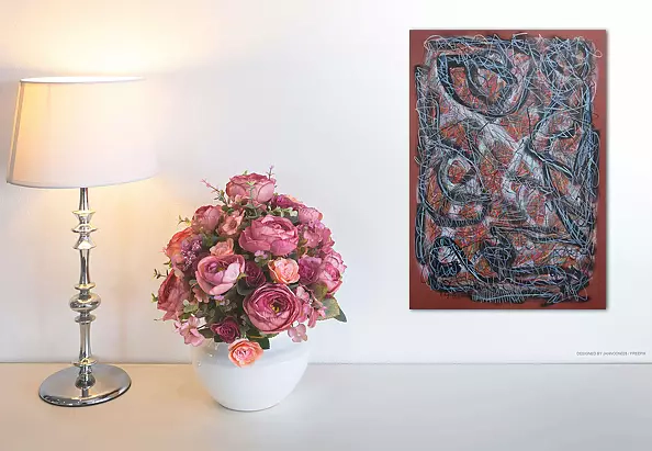 Amelia Augustyn - On a brown background