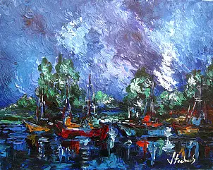 Jerzy Stachura - On the shore at night