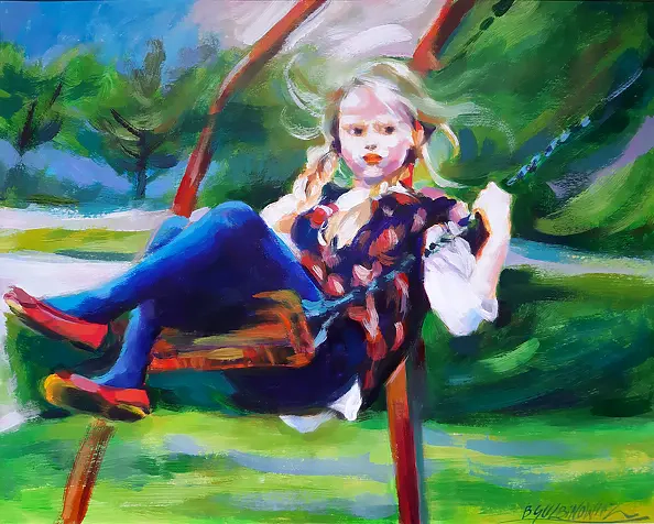 Barbara Gulbinowicz - On the swing