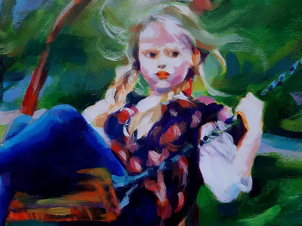 Barbara Gulbinowicz - On the swing