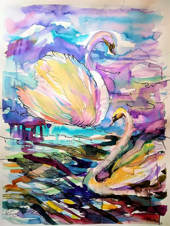 Anna Borcz - Na jeziorze