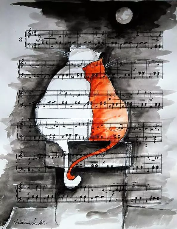 Adriana Laube - on the chimney