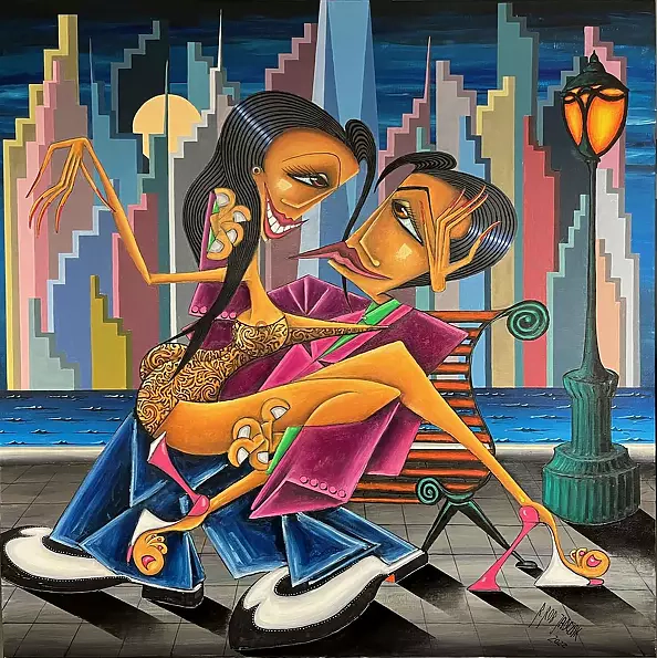 Robert Jadczak - On a bench in Centralpark