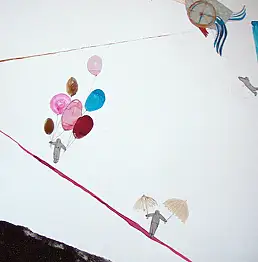 Olga Wielogórska, Na linii,  - , 50 x 70