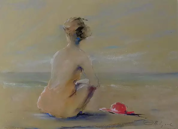Zbigniew Matysek - On the beach in Rowy