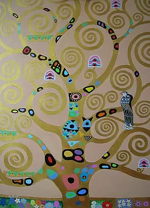 Aleksnadra Gaweł Krajska - Auf der Grundlage von G. Klimt Fr ,, The Tree of Life