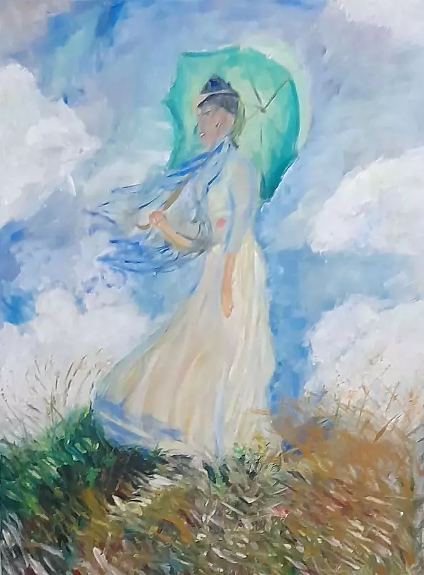 Katarzyna Rutkowska - On the basis of the woman with an umbrella