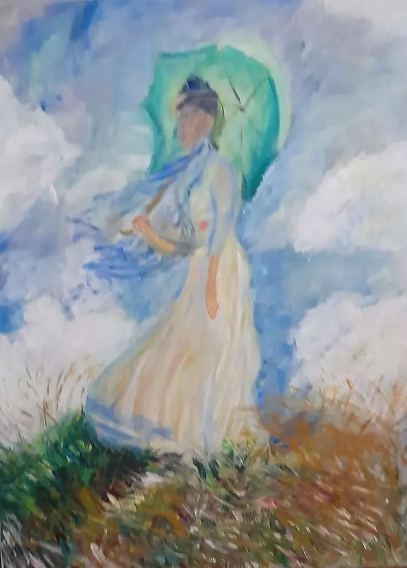 Katarzyna Rutkowska - On the basis of the woman with an umbrella