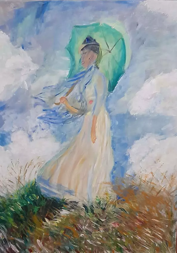 Katarzyna Rutkowska - On the basis of the woman with an umbrella