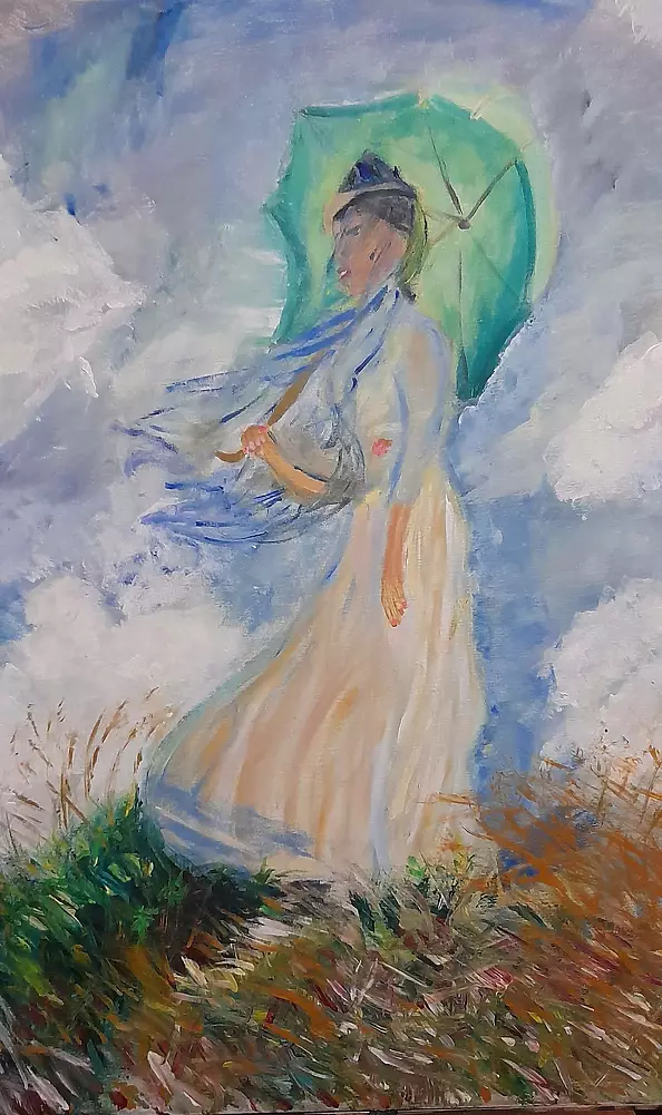 Katarzyna Rutkowska - On the basis of the woman with an umbrella