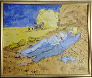 Aleksnadra Gaweł Krajska - Auf der Grundlage des Van-Gogh-Museum. Ruhen im Roggen