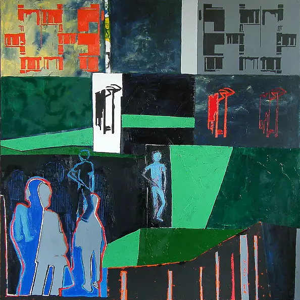 Krzysztof Musiał - à l'arrêt d'autobus