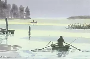 Zdzisław Rutkowski - Na ryby.J.Studzieniczne
