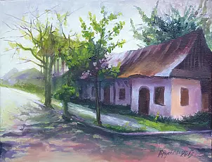 Renata Rychlik - The market in La Verna