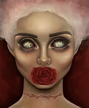 Agnieszkowa Art, Nacisk, Obraz olejny - płótno, 50 x 50